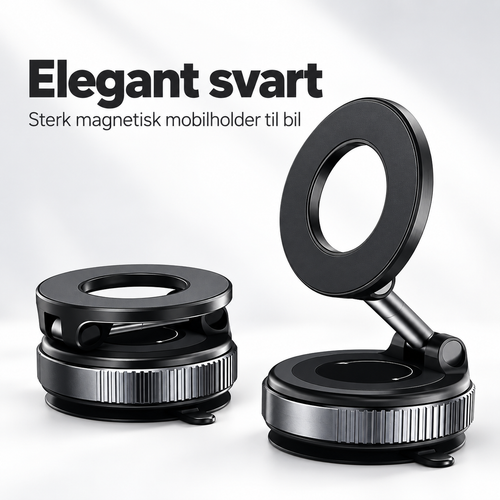 360° mobilholder med sterkt vakuumfeste